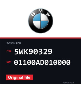 BMW E46 5WK90329 01100AD010000 original ECU file