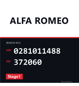 Alfa Romeo 147 0281011488 372060 Stage1 tuning file