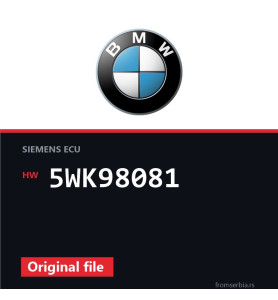 BMW E60-E61 5WK98081 original ECU file