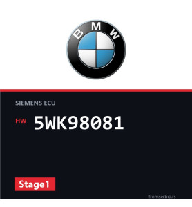 BMW E60-E61 5WK98081 Stage1 tuning file