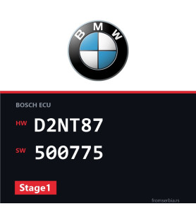 BMW E70 D2NT87 500775 Stage1 tuning file
