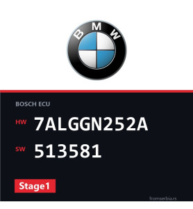 BMW E70 7ALGGN252A 513581 Stage1 tuning file