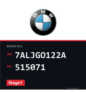 BMW E70 7ALJGO122A 515071 Stage1 tuning file