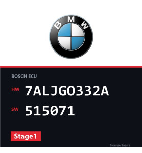 BMW E71 7ALJGO332A 515071 Stage1 tuning file