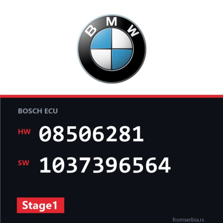 BMW E81-E87 08506281 1037396564 Stage1 tuning file