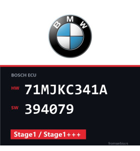 BMW E90-E91 71MJKC341A 394079 Stage1 / Stage1+++ tuning file