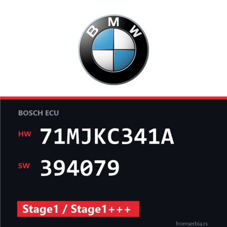 BMW E90-E91 71MJKC341A 394079 Stage1 / Stage1+++ tuning file