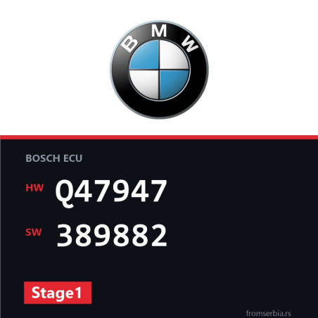 BMW E90-E91- Q47947 389882 Stage1 tuning file