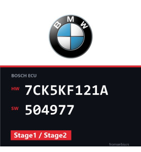BMW E90-E91- 7CK5KF121A 504977 Stage1 / Stage2 tuning file