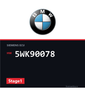 BMW E90-E91- 5WK90078 Stage1 tuning file