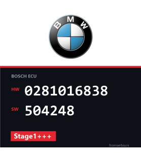 BMW E90-E91- 0281016838 504248 Stage1+++ tuning file