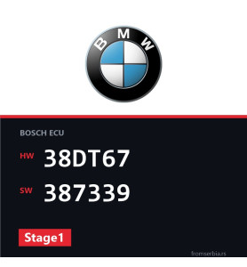 BMW E90-E91- 38DT67 387339 Stage1 tuning file
