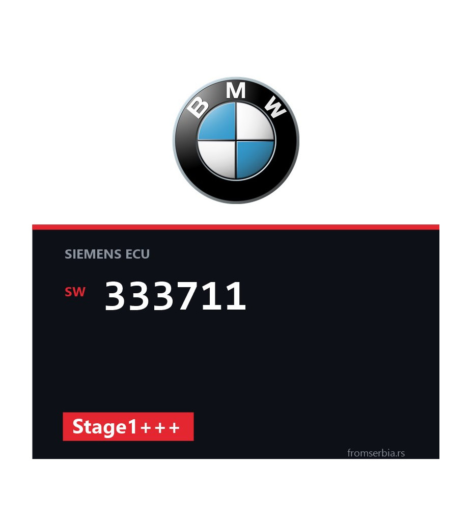 BMW E92-E93 333711 Stage1+++ tuning file