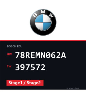 BMW F01-F02-F03 78REMN062A 397572 Stage1 / Stage2 tuning file