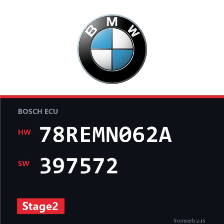 BMW F01-F02-F03 78REMN062A 397572 Stage2 tuning file