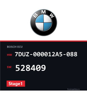 BMW F25 7DUZ-000012A5-088 528409 Stage1 tuning file