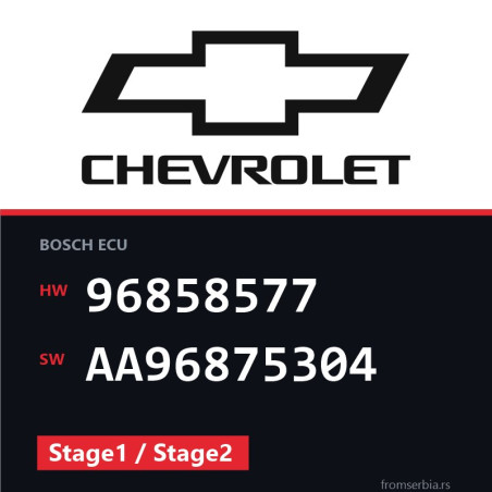 Chevrolet Captiva 96858577 AA96875304 Stage1 / Stage2 tuning file