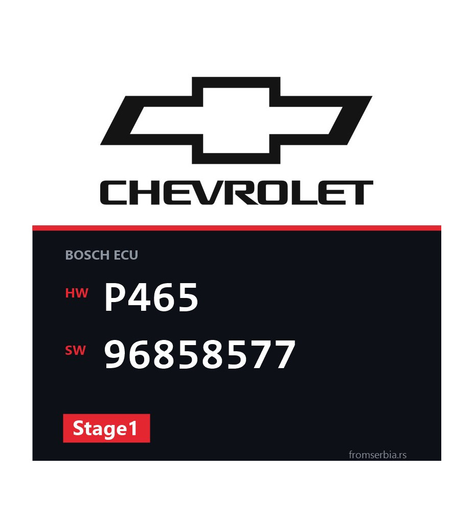 Chevrolet Captiva P465 96858577 Stage1 tuning file