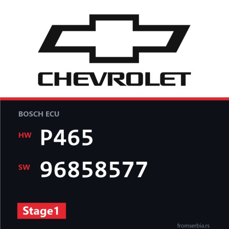 Chevrolet Captiva P465 96858577 Stage1 tuning file