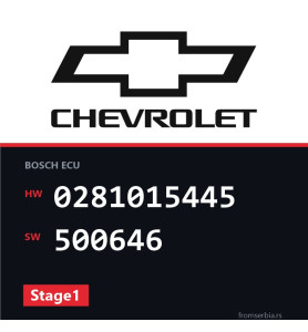 Chevrolet Cruze 0281015445 500646 Stage1 tuning file