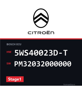 Citroen Xsara 5WS40023D-T PM32032000000 Stage1 tuning file