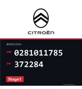 Citroen C3 0281011785 372284 Stage1 tuning file