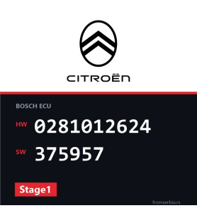 Citroen C5 0281012624 375957 Stage1 tuning file