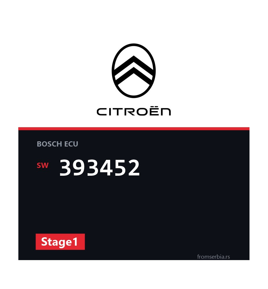 Citroen C5 393452 Stage1 tuning file
