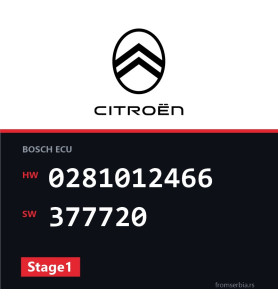 Citroen Xsara 0281012466 377720 Stage1 tuning file
