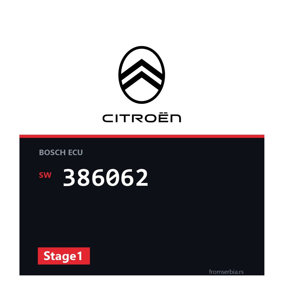 Citroen C- 386062 Stage1 tuning file
