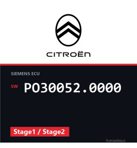 Citroen C4 PO30052.0000 Stage1 / Stage2 tuning file