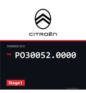 Citroen C4 PO30052.0000 Stage1 tuning file