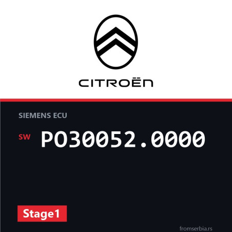 Citroen C4 PO30052.0000 Stage1 tuning file