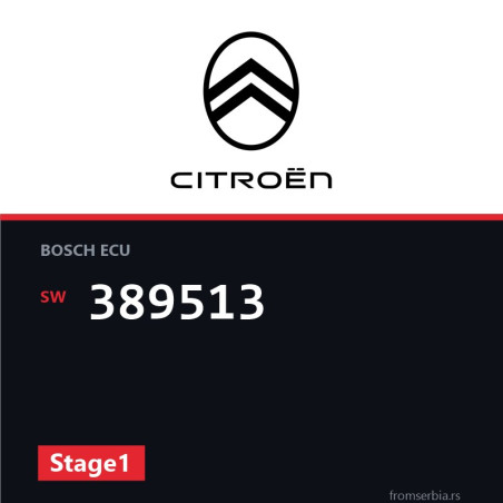 Citroen Picasso 389513 Stage1 tuning file