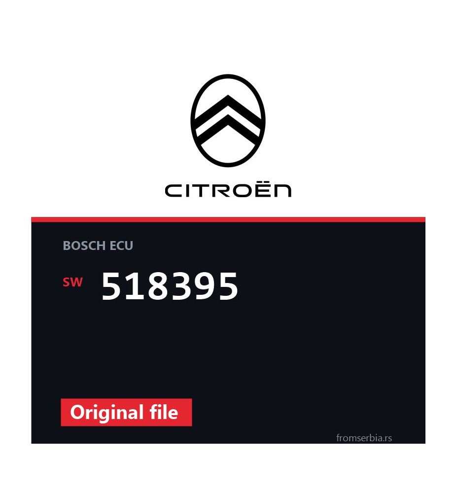 Citroen DS3 518395 original ECU file