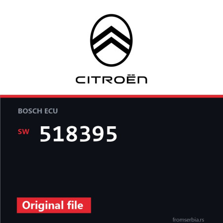 Citroen DS3 518395 original ECU file