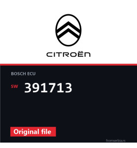 Citroen Nemo 391713 original ECU file
