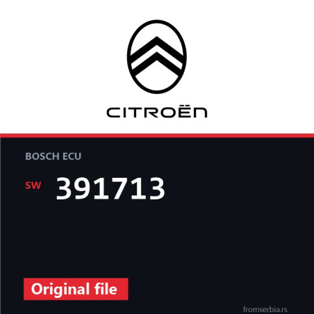 Citroen Nemo 391713 original ECU file