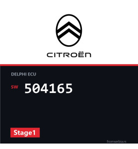 Citroen C5 504165 Stage1 tuning file