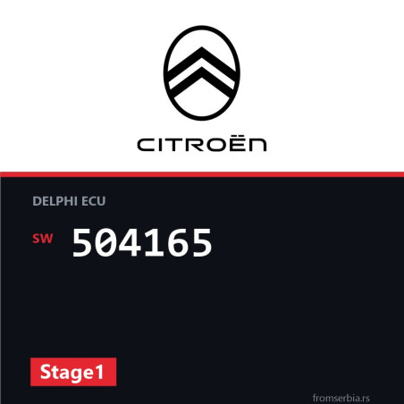 Citroen C5 504165 Stage1 tuning file