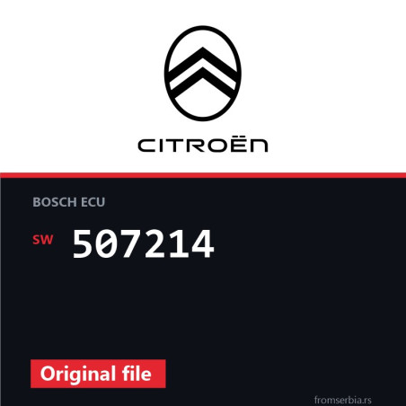 Citroen DS3 507214 original ECU file