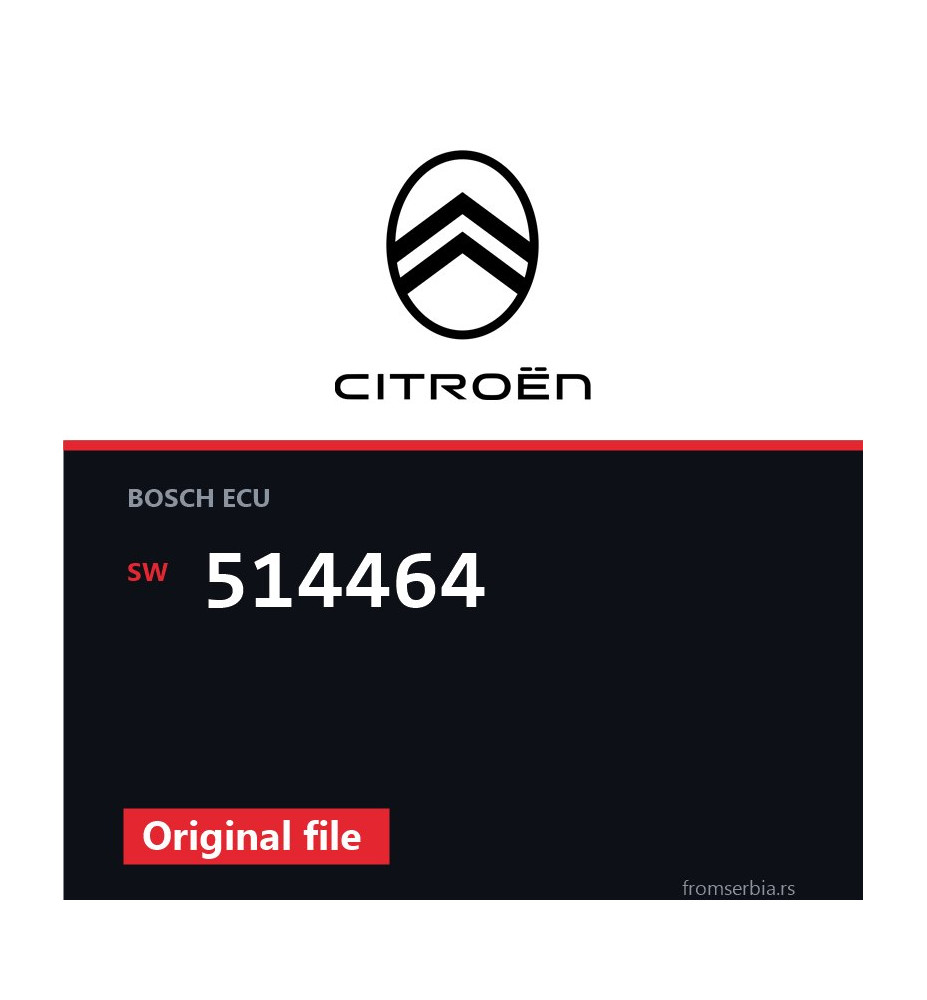 Citroen DS3 514464 original ECU file