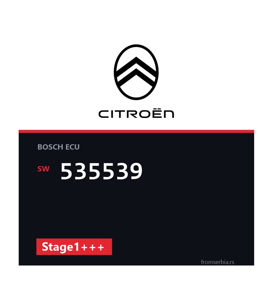 Citroen DS3 535539 Stage1+++ tuning file
