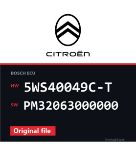 Citroen Berlingo 5WS40049C-T PM32063000000 original ECU file