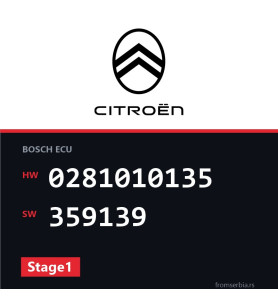 Citroen Evasion 0281010135 359139 Stage1 tuning file