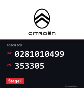 Citroen Xsara 0281010499 353305 Stage1 tuning file