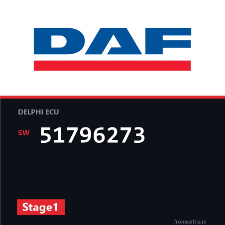 DAF CF75 51796273 Stage1 tuning file