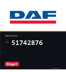 DAF CF85 51742876 Stage1 tuning file