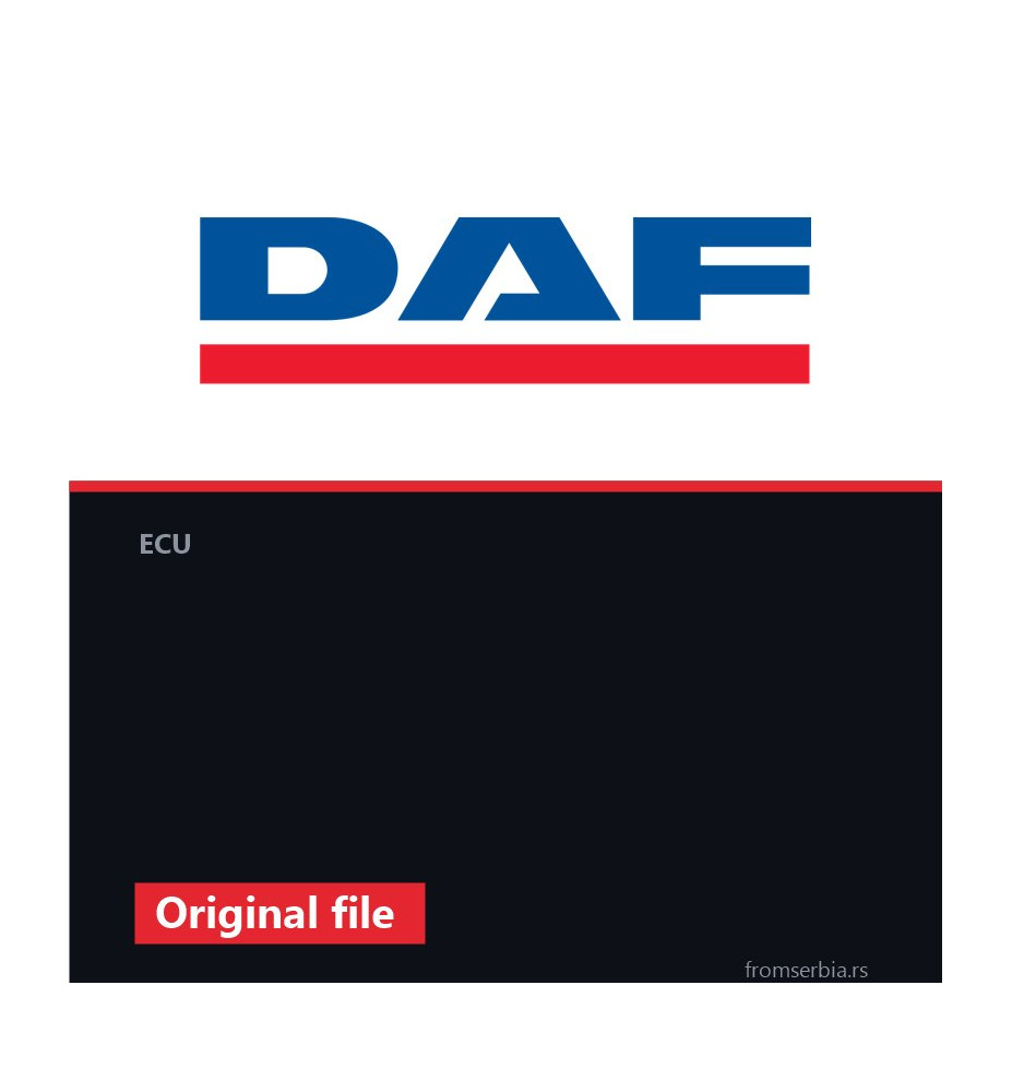 DAF CF75 original ECU file