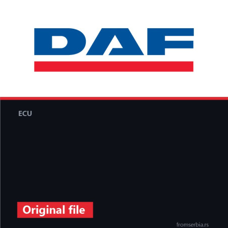 DAF CF75 original ECU file